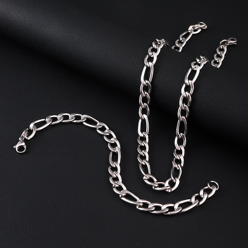 HNSP – chaîne Figaro en acier  - Cuban Link Chain 12Mm avis et prix