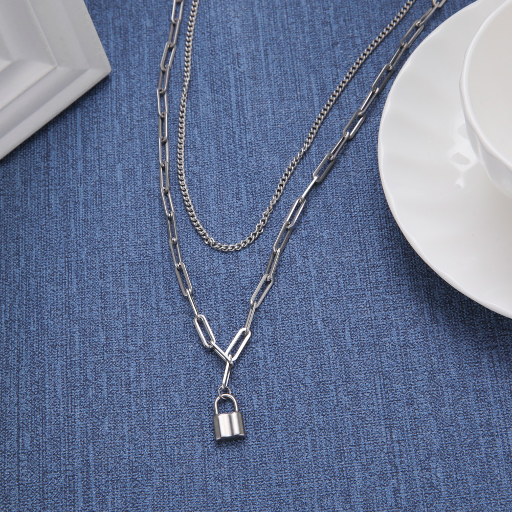 Unift Collier pendentif cadena - Layered Pendant Necklace Aesthetic avis et prix