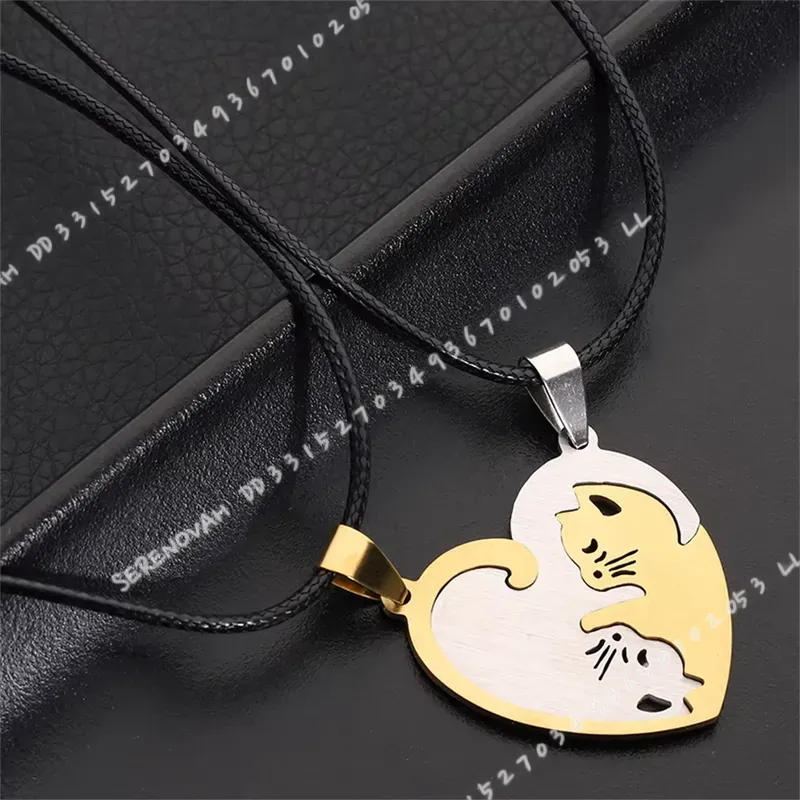 1 Paire de Porte-clés Créatifs - Magnetic Couple Matching Necklaces avis et prix