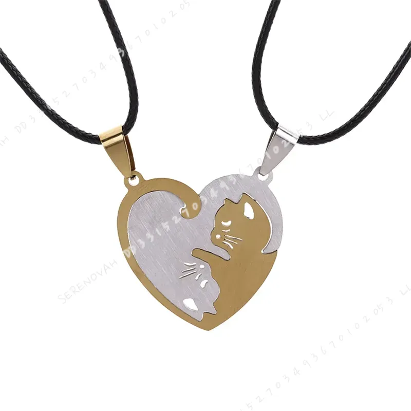 1 Paire de Porte-clés Créatifs - Magnetic Couple Matching Necklaces avis et prix