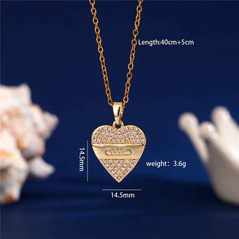 Collier pendentif coeur aile p - Heart Locket Necklace Photo avis et prix