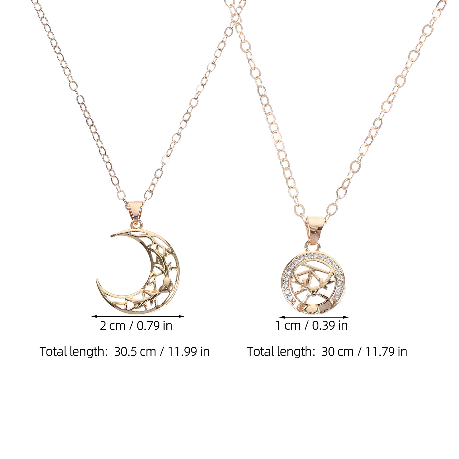 Ensemble de colliers Soleil et - Magnetic Couple Matching Necklaces avis et prix