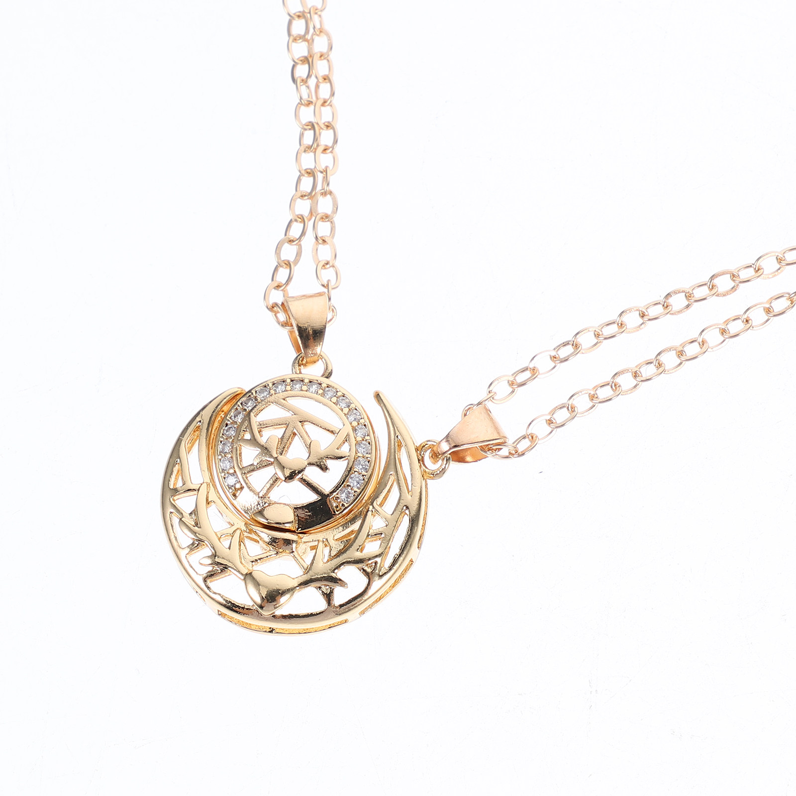 Ensemble de colliers Soleil et - Magnetic Couple Matching Necklaces avis et prix