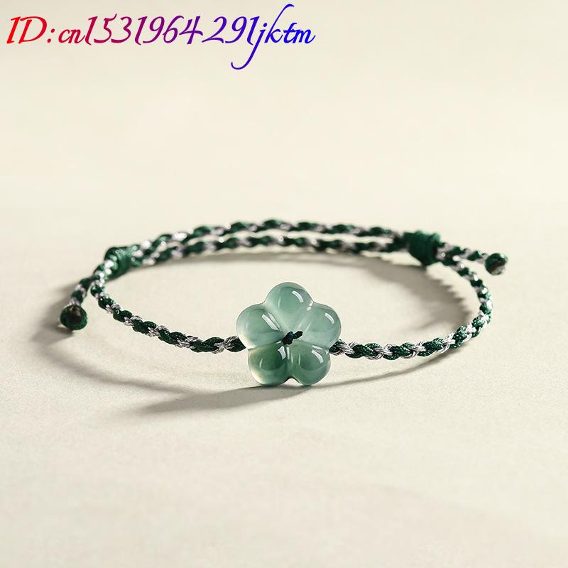 Bracelet à fleurs en jadéite b - Bracelets avis et prix
