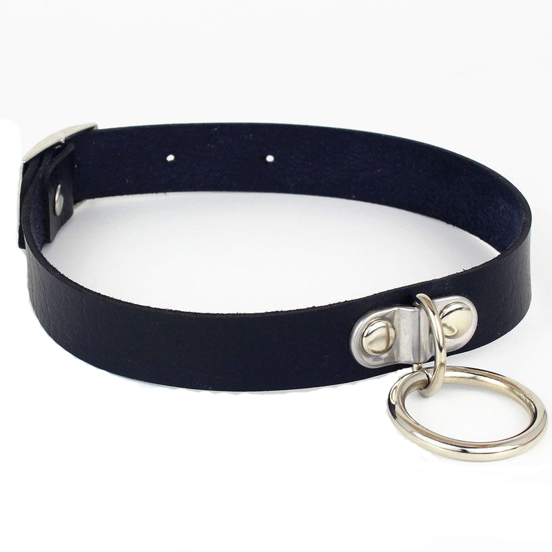 Collier ras du cou en cuir Pun - Goth Punk Spike Choker avis et prix