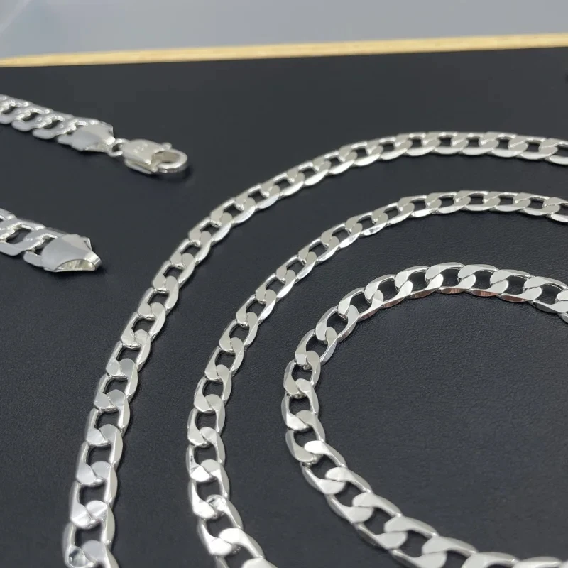 Collier en argent Sterling 925 - Cuban Link Chain 12Mm avis et prix
