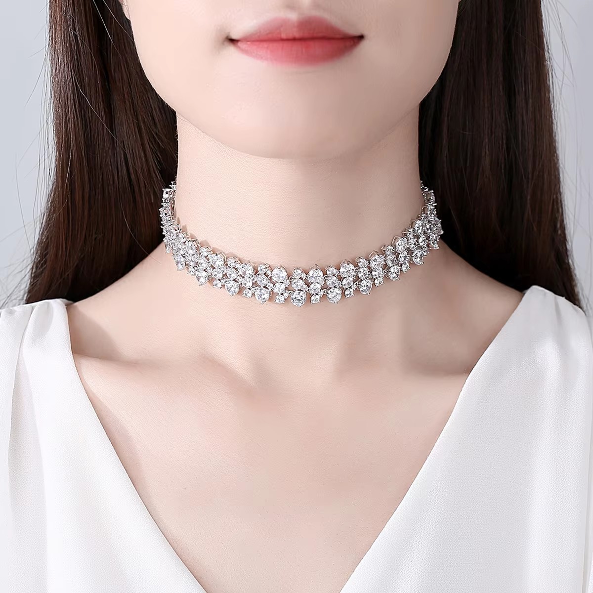 LUOTEEMI trois couches zircon  - Layered Pendant Necklace Aesthetic avis et prix