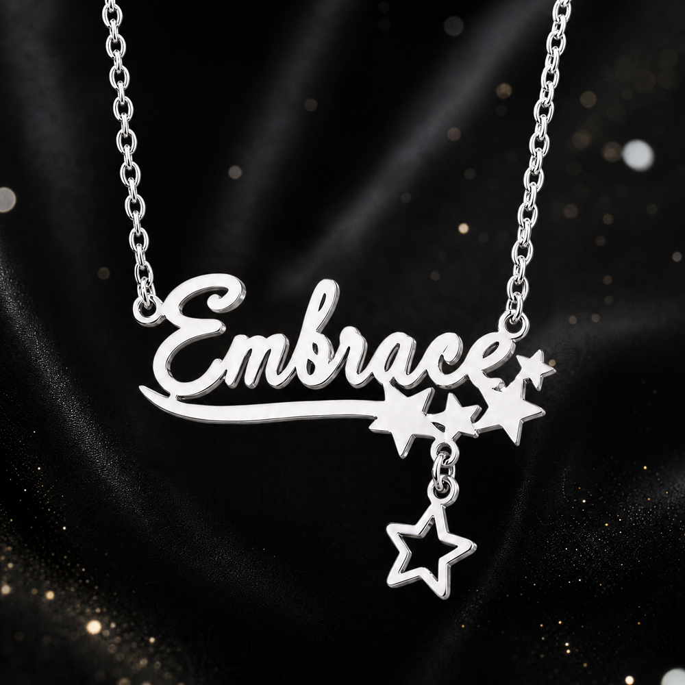 Collier personnalisé avec nom  - Custom Name Necklace Stainless Steel avis et prix