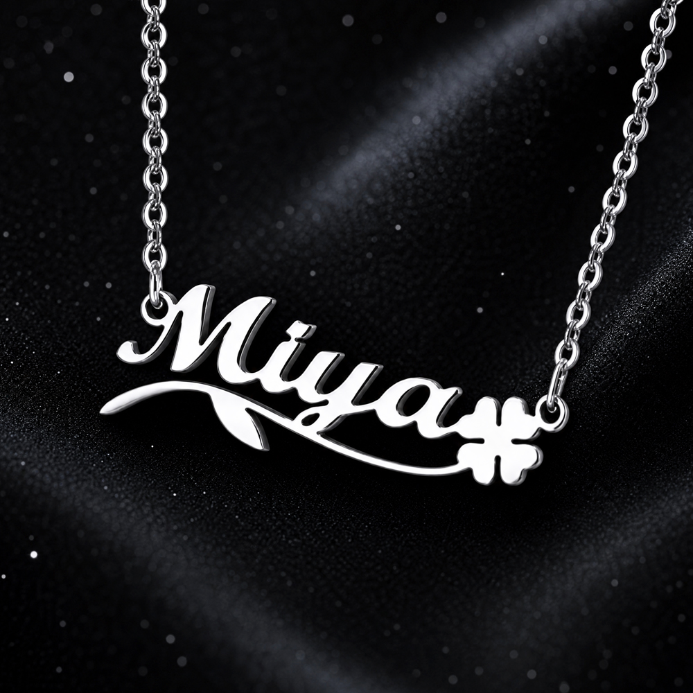 Collier personnalisé avec nom  - Custom Name Necklace Stainless Steel avis et prix