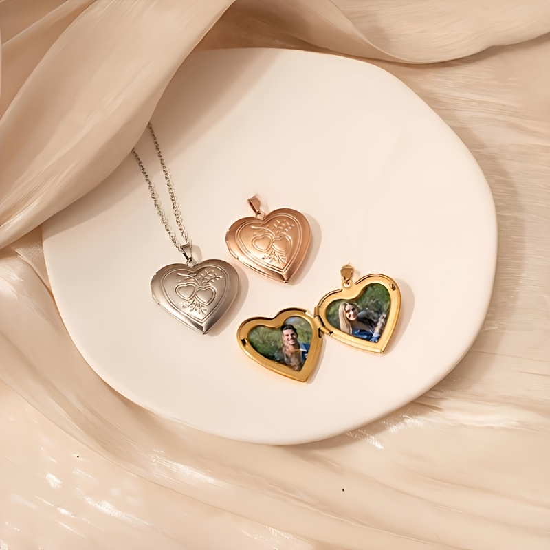 Collier personnalisé avec phot - Heart Locket Necklace Photo avis et prix
