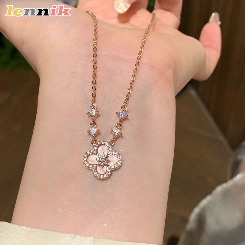 Collier coquillage rose, pende - Layered Pendant Necklace Aesthetic avis et prix