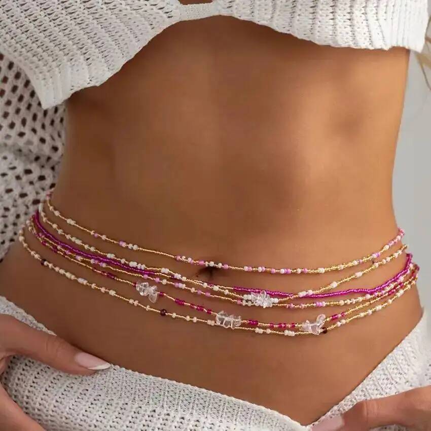 SHIXIN Lot de 6 chaînes de tai - Body Jewelry avis et prix